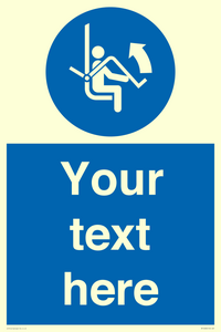 Custom Mandatory: Open safety bar of chairlift